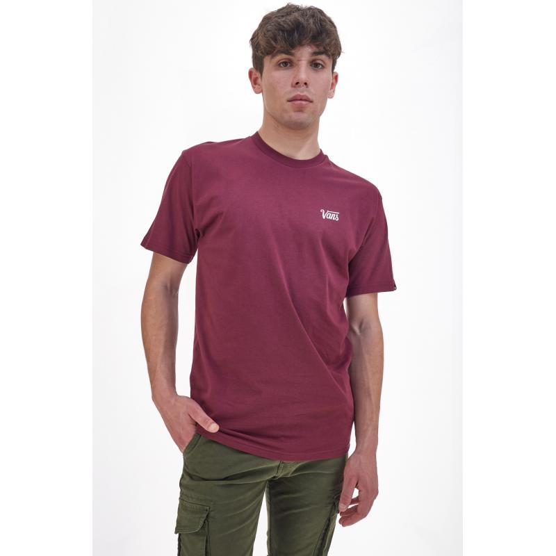 Vans Mini Script Tee-B Erkek T-shirt (VN0A7Y3SBRG1) Bordo