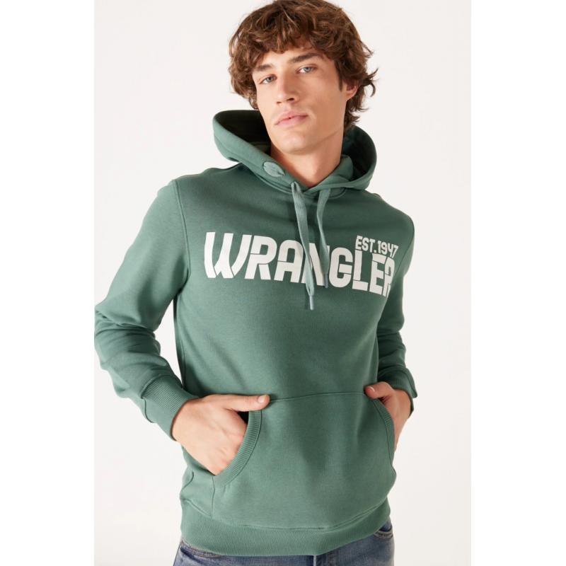 Wrangler Erkek Sweatshirt (W232257300) Yeşil