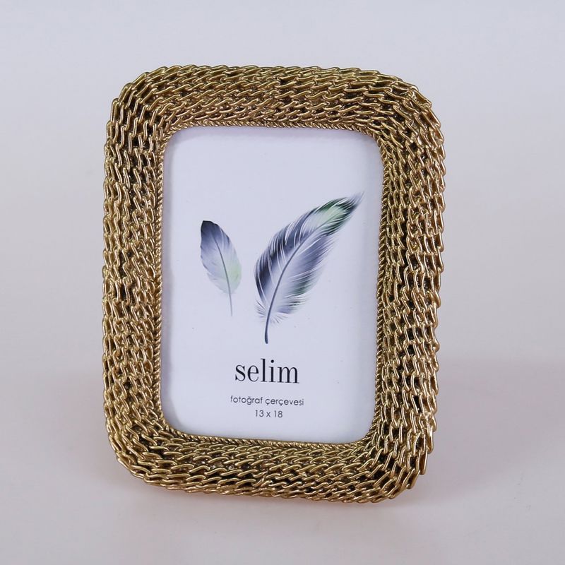 Selim Chain 13x18 Çerçeve Altın SCRV 117ALT84RS 