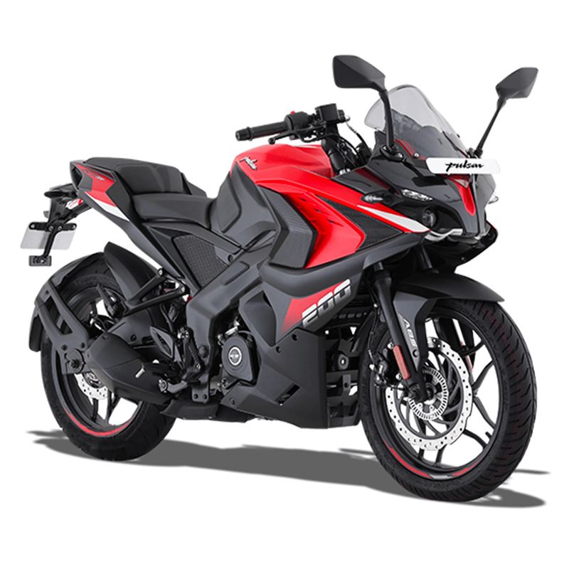 Bajaj Pulsar RS 200 Euro5 Kırmızı-Siyah (My:2024) Super Sport Motosiklet 