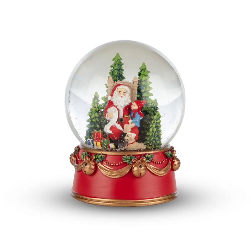  Kuk 98-0011 Kar Küresi Müzikli Noel Baba 12 cm