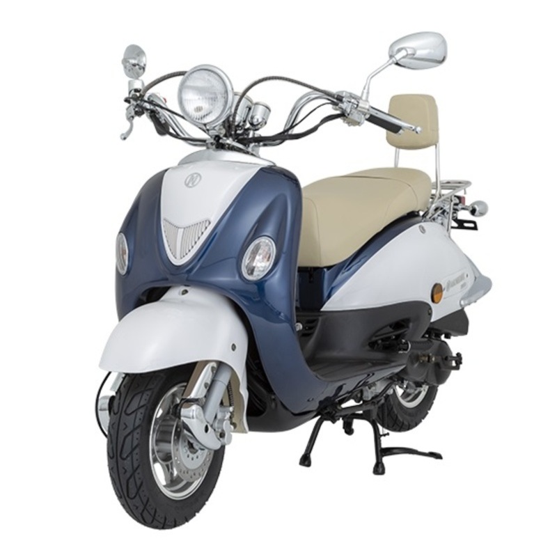 Mondial 50 ZNU I Euro5 Mavi-Beyaz (My:2024) Scooter Motosiklet 