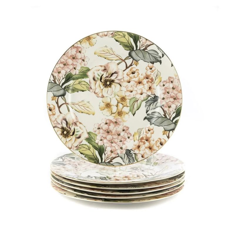 Mikasa Moor P366.383596 Floral Land 6'lı Pasta Tabağı 22cm 